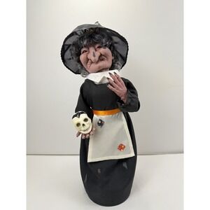 VTG Halloween Animated Witch Telco Motionettes Bat Skull Works Tested 1989 Video